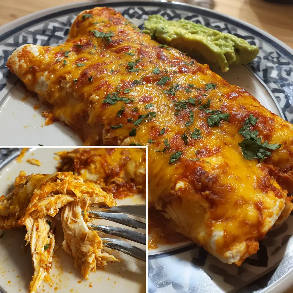 High protein chicken recipes — chicken enchiladas with 35g protein in 10 minutes